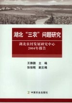 湖北“三农”问题研究 湖北农村发展研究中心2004年报告