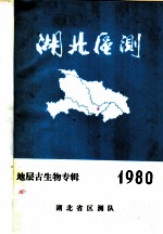 湖北区测 1980年地层古生物专辑