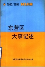 东营区大事记述 1990-1992