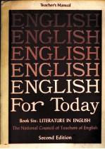 ENGLISH FOR TODAY BOOK SIX LITERATURE ON ENGLISH SECOND EDITION