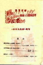 《农村文化室》增刊