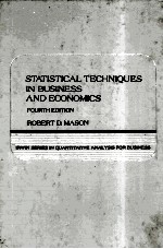 STATISTICAL TECHNIQUES IN BUSINESS AND ECONOMICS FOURTH EDITION