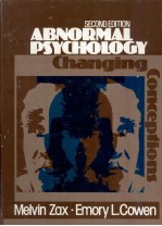 ABNORMAL PSYCHOLOGY CHANGING CONCEPTIONS SECOND EDITION