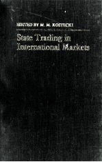 STATE TRADING IN INTERNATIONAL MARKETS