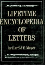 LIFETIME ENNCYCLOPEDIA OF LETTERS