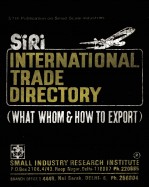 WHAT WHOM HOW TO EXPORT INTERNATIONAL TRADE DIRECTORY