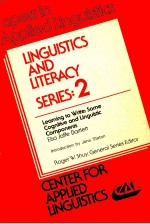 PAPERS IN APPLIED LINGUISTICS LINDUISTICS AND LITERACY SERIES 2