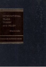 INTERNATIONAL TRADE THEORY AND POLICY