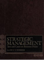 STRATEGIC MANAGEMENT TEXT AND CASES ON BUSINESS POLICY