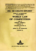 WORLD LAW OF COMPETITION 1