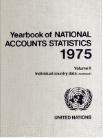 YEAR OF NATIONA LACCOUNTS STATISTICS 1975 VOLUME 2