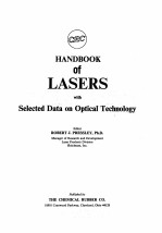 CRC HANDBOOK OF LASERS WITH SELECTED DATA ON OPTICAL TECHNOLOGY