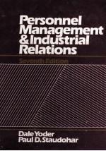 PERSONNEL MANAGEMENT INDUSTRIAL RELATIONS SEVETH EDITION