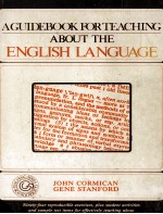 A GUIDEBOOK FOR TEACHING ABOUT THE ENGLISH LANGUAGE