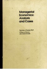 MANAGERIAL ECONOMICS:ANALYSIS AND CASES