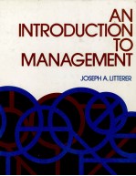 AN INTRODUCTION TO MANAGEMENT