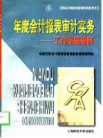 年度会计报表审计实务 工作底稿编制