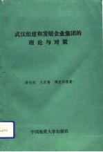 武汉组建和发展企业集团的理论与对策