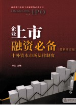 企业上市融资必备 中外资本市场法律制度 最新修订版