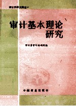 审计基本理论研究