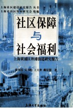 社区保障与社会福利 上海黄浦区外滩街道研究报告