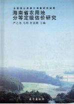 海南省农用地分等定级估价研究