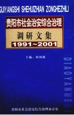 贵阳市社会治安综合治理调研文集 1991-2001