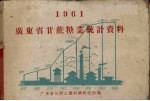 1961年广东省甘蔗糖业统计资料