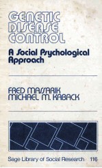 GENETIC DISENSE CONTROL:A SOCIAL PSYCHOLOGICAL APPROACH