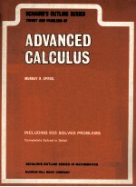 THEORY AND PROBLEMS OF ADVANCED CALCULUS