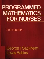 PROGRAMMED MATHEMATICS FOR NURSES SIXTH EDITION