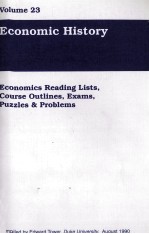 VOLUME 23 ECONOMIC HISTORY