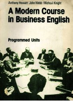 A MODERN COURSE IN BUSINESS ENGLISH BOOK 3 PROGRAMMED UNITS