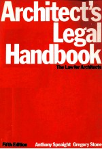 ARCHITECT'S LEGAL HANDBOOK THE LAW FOR ARCHITECTS FIFTH EDITION