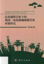 总量减排目标下的我国二氧化碳减排路径及对策研究