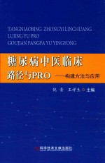 糖尿病中医临床路径与PRO 构建方法与应用