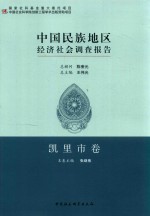 中国民族地区经济社会调研报告 凯里市卷