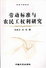 劳动标准与农民工权利研究