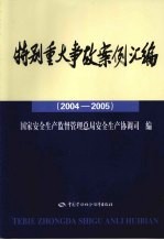 特别重大事故案例汇编 2004-2005