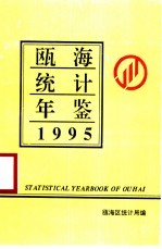 瓯海统计年鉴 1995