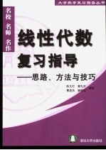 线性代数复习指导 思路、方法与技巧