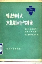 轴流转叶式水轮机运行与检修