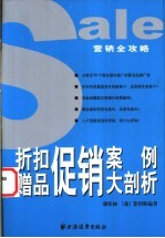 折扣  赠品促销案例大剖析