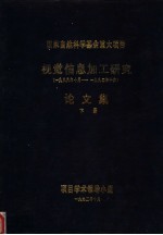 国家自然科学基金重大项目 视觉信息加工研究论文集 下