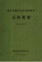 重庆市缙云自然保护区总体规划 2001-2010