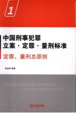 中国刑事犯罪立案·定罪·量刑标准  1  定罪、量刑总原则