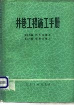 井巷工程施工手册  第19篇  沉井法施工