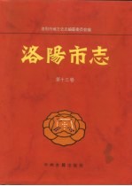 洛阳市志 第13卷 文化艺术志 新闻志 卫生志 体育志