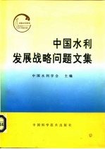 中国水利发展战略问题文集