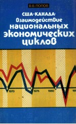 США-КАНАДА: ВЗАИМОДЕЙСТВИЕ НАЦИОНАЛЬНЫХ ЭКОНОМИЧЕСКИХ ЦИКЛОВ